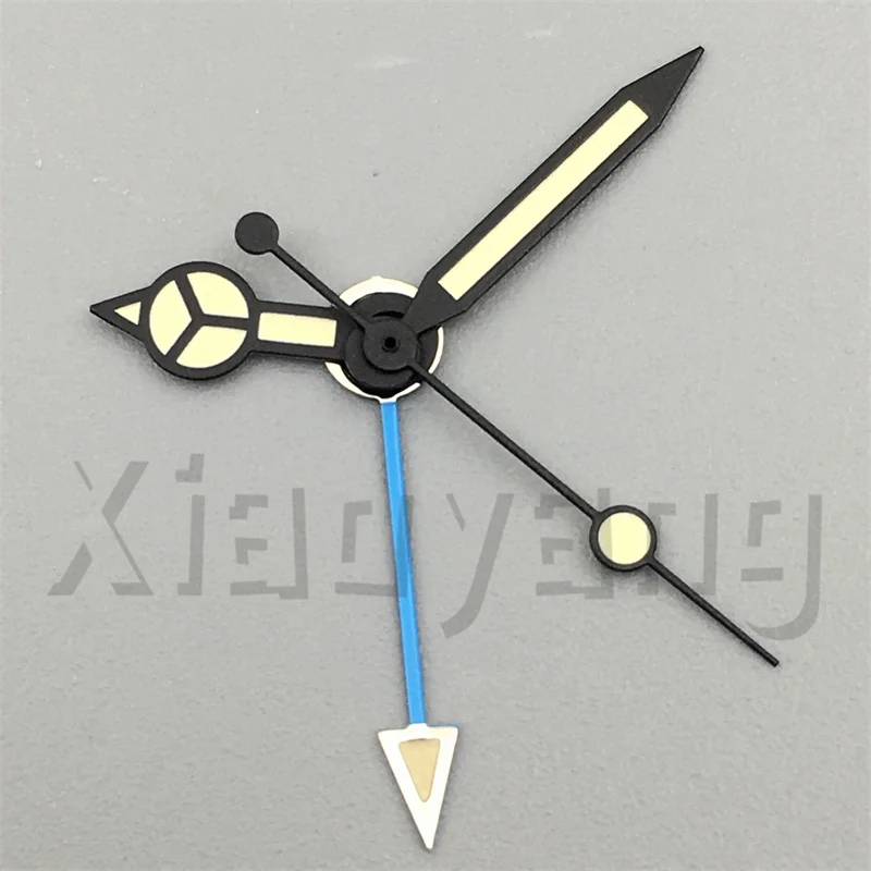 NH34A Retro Watch Hands Vintage Watch Needles With C3 Luminous Fit for NH34 Movement  GMT Men's Watch Modified Replacement Parts image 2
