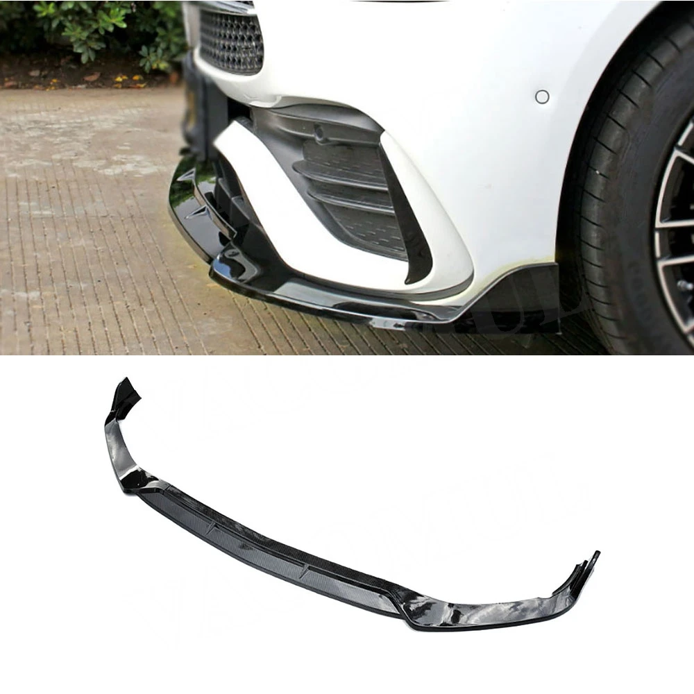 

VACOMUL ABS Cabon Look Front Bumper Lip Spoiler Splitters Apron for Mercedes Benz C Class W206 C43 AMG Sport 2022 Car Bodykit