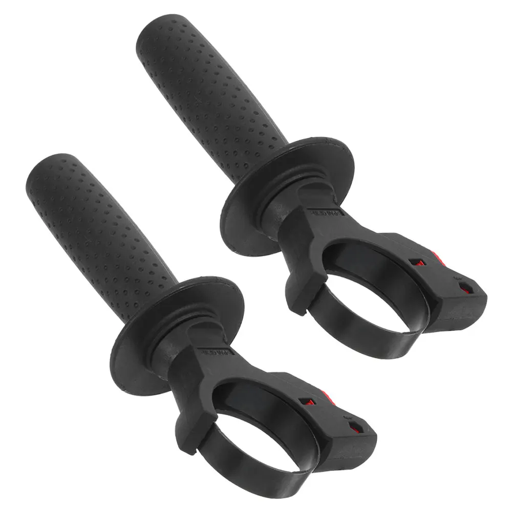 

2pcs Electric Hammer Accessories Ergonomic Black Plastic Drill Handle Replacement Tools Auxiliary Impact Drill Grip