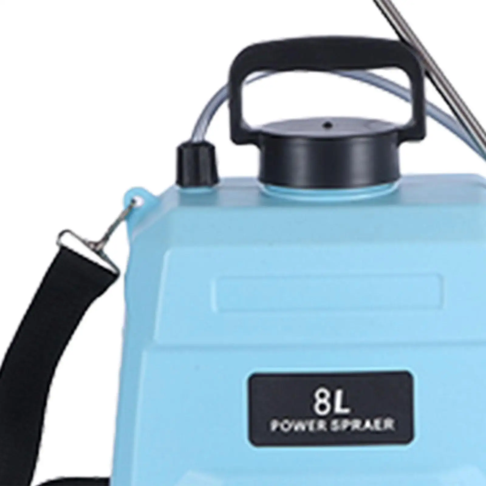 Lawn Garden Electric Sprayer with Shoulder Strap Portable Multifunctional Retractable Rod Single Button for Spraying Plants