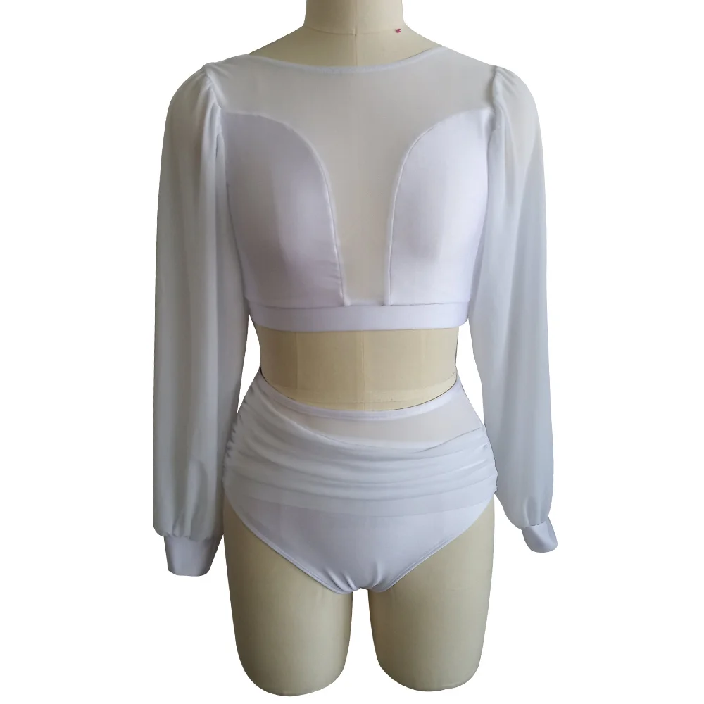 Kindermeisjes Detailhandel En Groothandel Nylon/Lycra Mesh Moderne Dans Ballet Body Suit Training Pak Dansschool Groep Performance