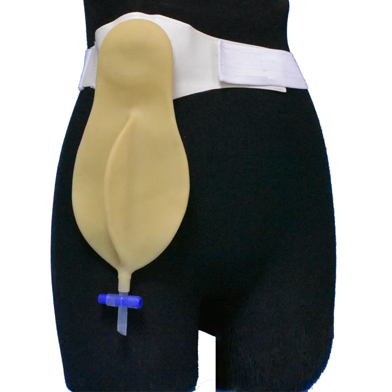 Urostomia bag (Latex bladder ostomy bag) Bladder Waist Side Pocket Drainable Pouch cuidado ostomia urine bag fast shipping