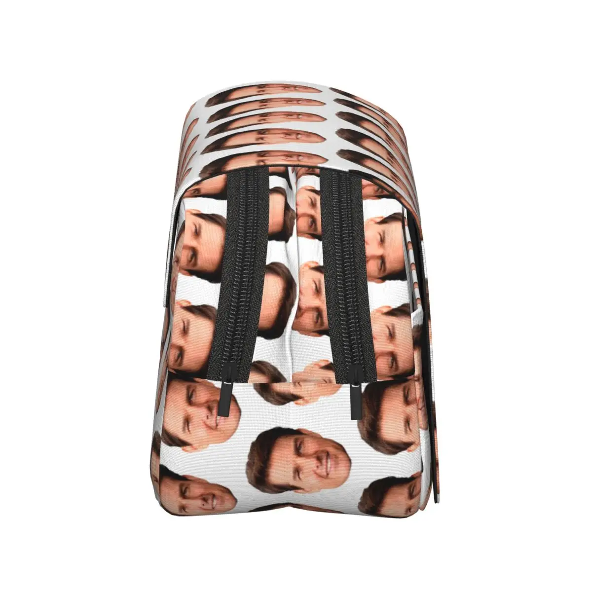 Tom Cruise Face Cutout Pencil Cases Pen Holder Hard Shell Leather Large Storage Pen Box Pencil Bag for Boys Girls School