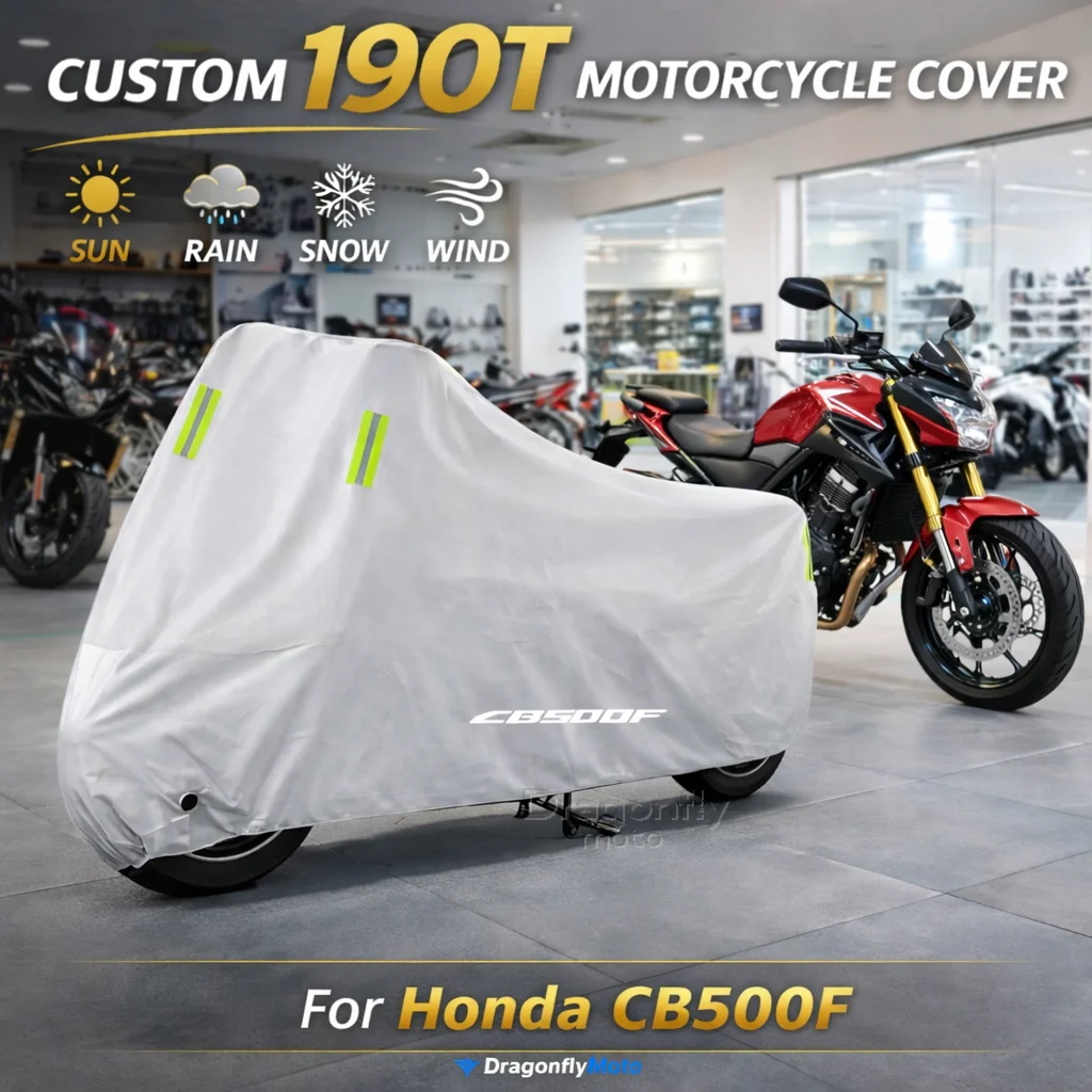 

For Honda CB500F CB 500F CB500 F Motorcycle Cover Silver Waterproof UV Rain Dust Sun Outdoor Indoor Protector