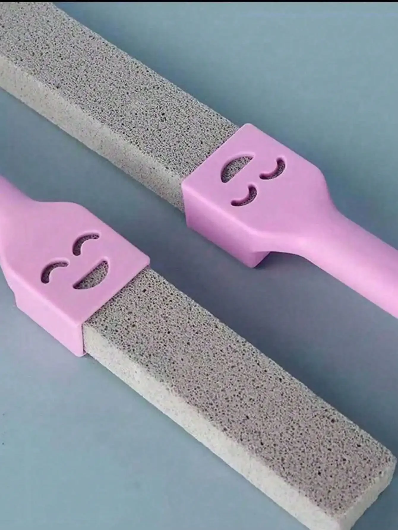 2pcs Pumice Stone Cleaning Brush with Handle, Powerful Removal of Hard Water Stains and Calcium Deposits, Suitable for Toilet - Detail 1