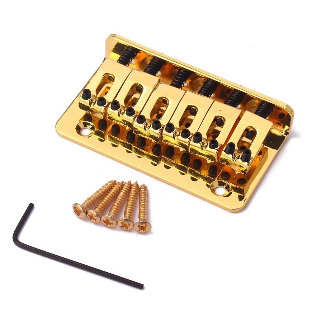 

Fixed Bridge Electric Guitar Bridges Oblique Head Replacement Saddle Split Type