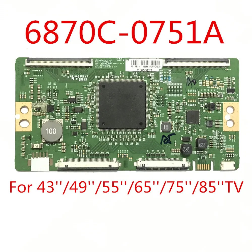 6870C-0751A T CON Board 6870C0751A لوحة للتلفزيون المنطق مجلس التلفزيون Tcon مجلس معدات العرض الأصلية 6870C 0751A T-con المجلس