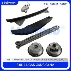 Engine part Timing chain kit VVT gear Fit 2.0 T L G4NA G4NC For 13-21 Hyundai Elantra Sonata Tucson KIA Sou Forte Optima 2.0L