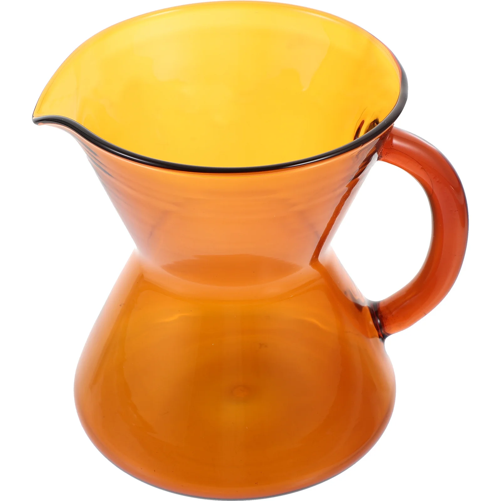 

Glass Coffee Dispenser Pot 300ml Heat Resistant Creative Coffee Kettle Practical for Home Office Restaurant