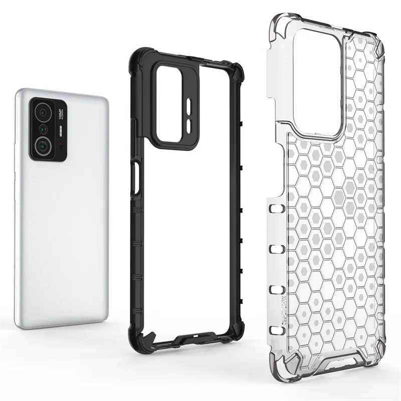 For Xiomi 11T Pro case Shockproof Hybrid Armor Transparent Phone Case For Xiaomi 11T Mi11T Mi 11 T Pro Xiaomi11T Hard Back Cover