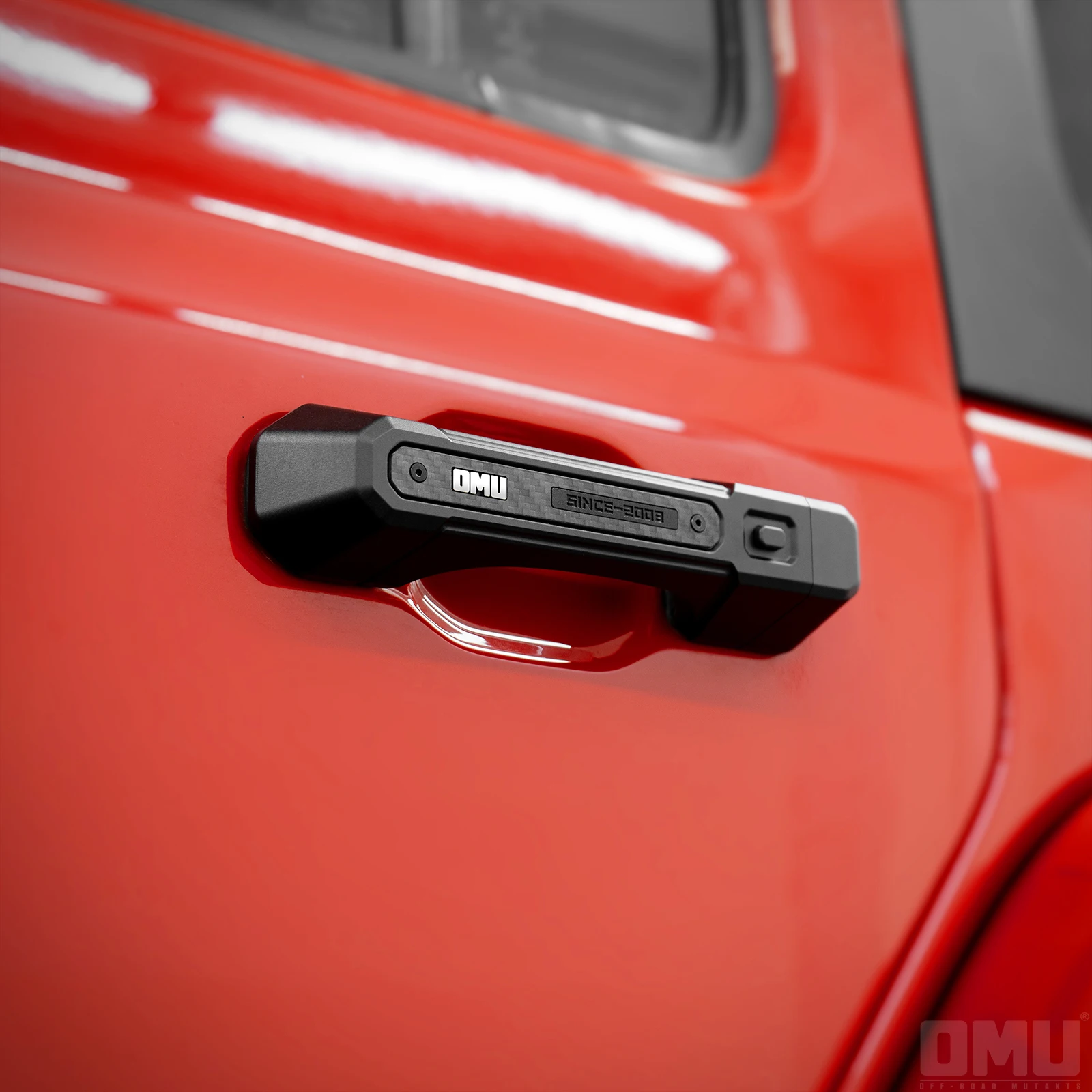 

Lantsun OMU011 4pcs Carbon Fiber Car Door Handle for Jeep Wrangler JT Gladiator 2020+