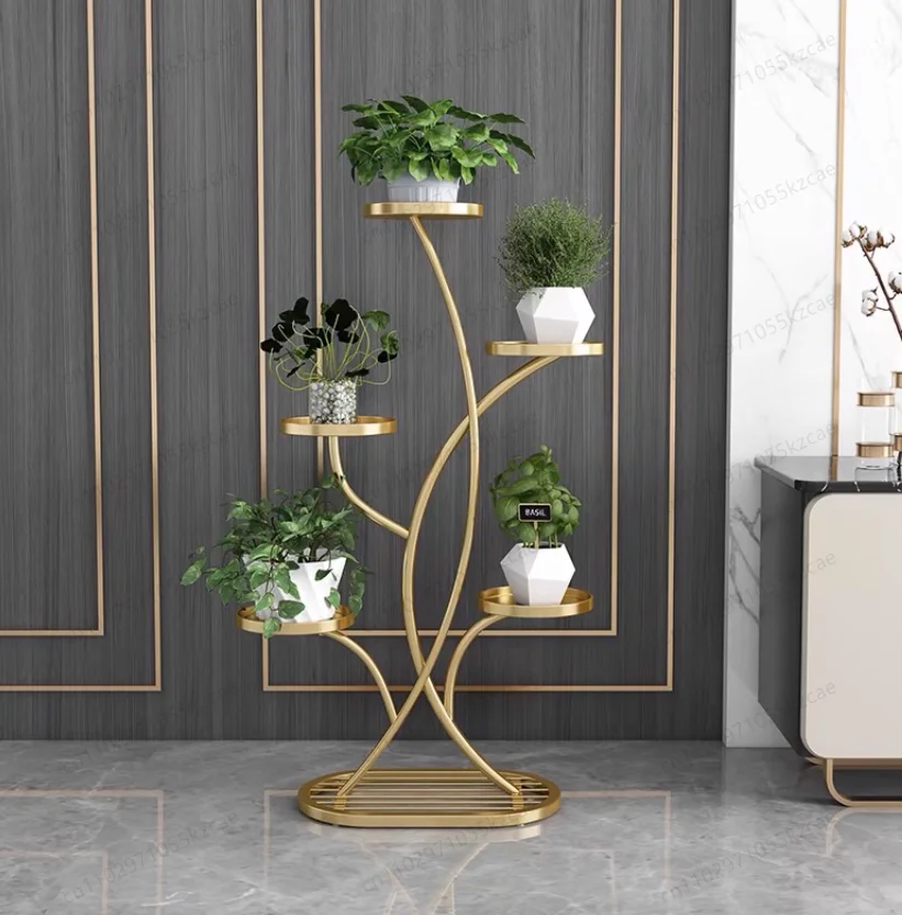 

Скандинавские креативные полки для растений, кружевной внешний вид, гостиная, домашние полки для растений, балкон, садовая мебель