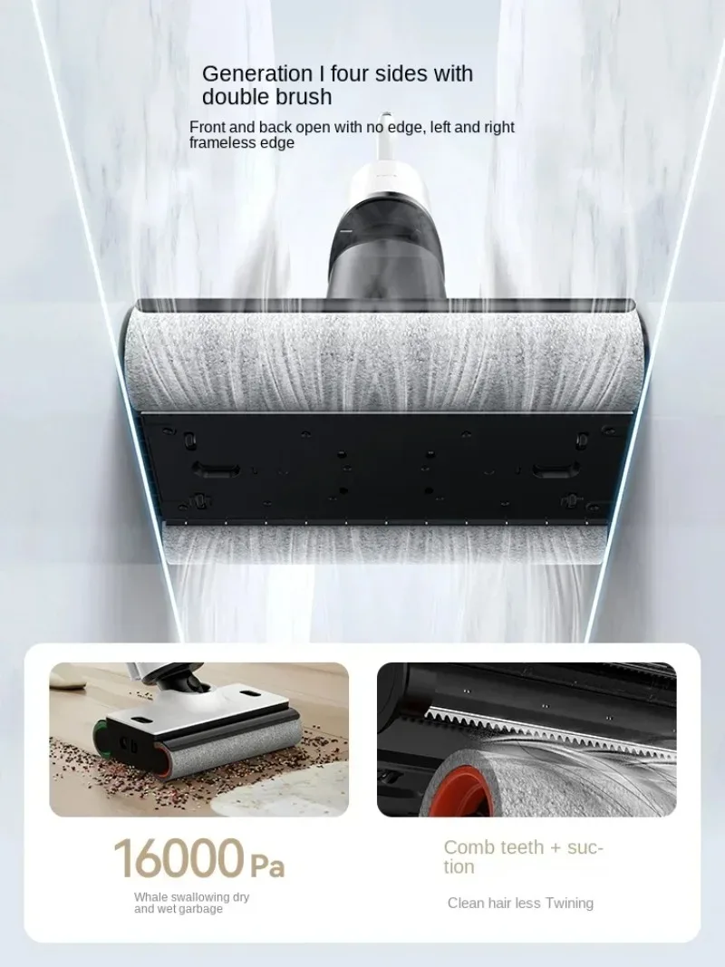 Deerma P50pro 무선 바닥 세탁기 스마트 이중 축 확장 측면 흡입 드래그 Machine108