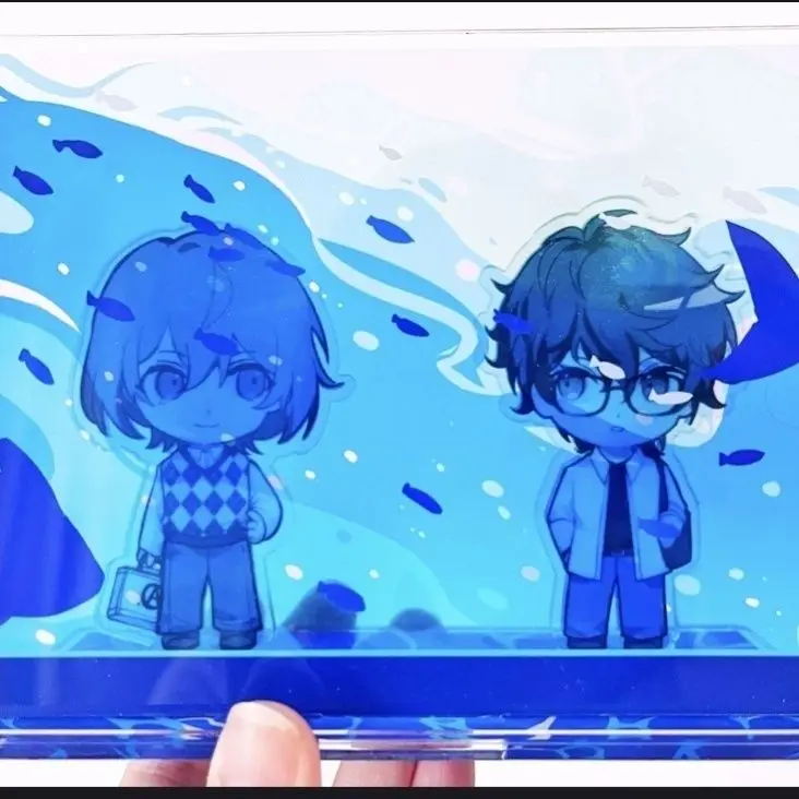 Арамия Рен акриловая подставка Akechi Goro Рисунок P5 Аквариум Подставка Дисплей Аниме Коллекция товаров Настольный декор Accesorios