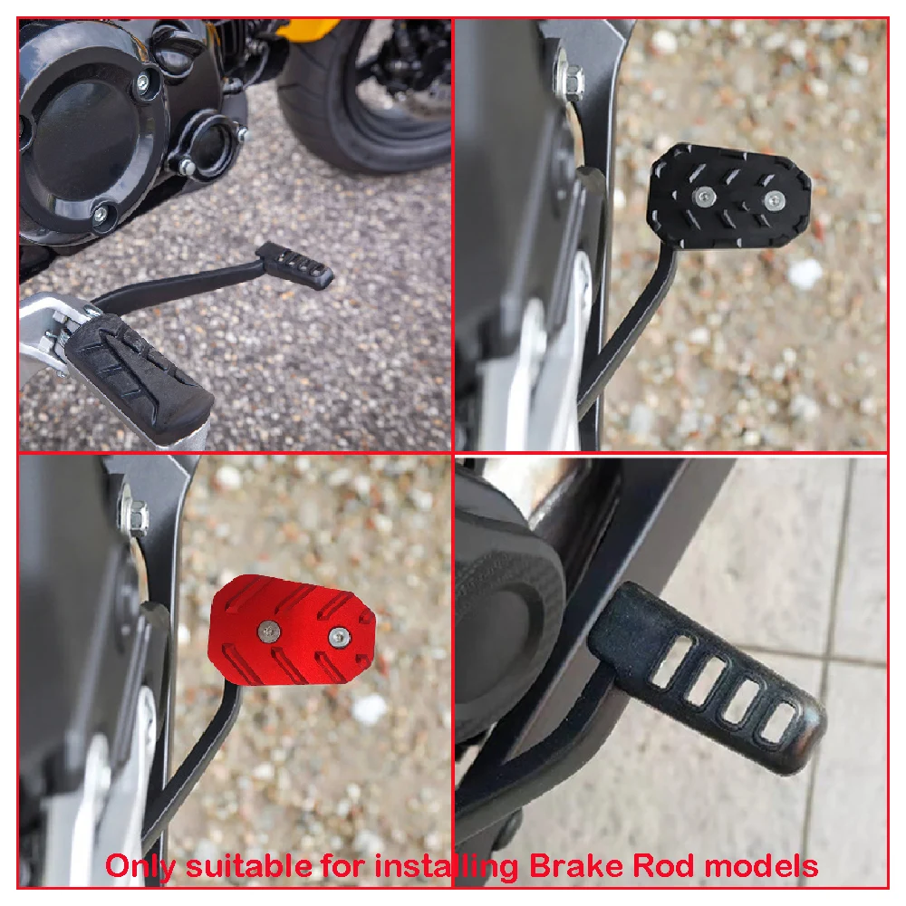 

Fit for Honda GROM 125 MSX 125SF ABS MSX125 SF Grom125 2015-2026 Motorcycle Foot Brake Lever Extension Pedal Enlarger Widener