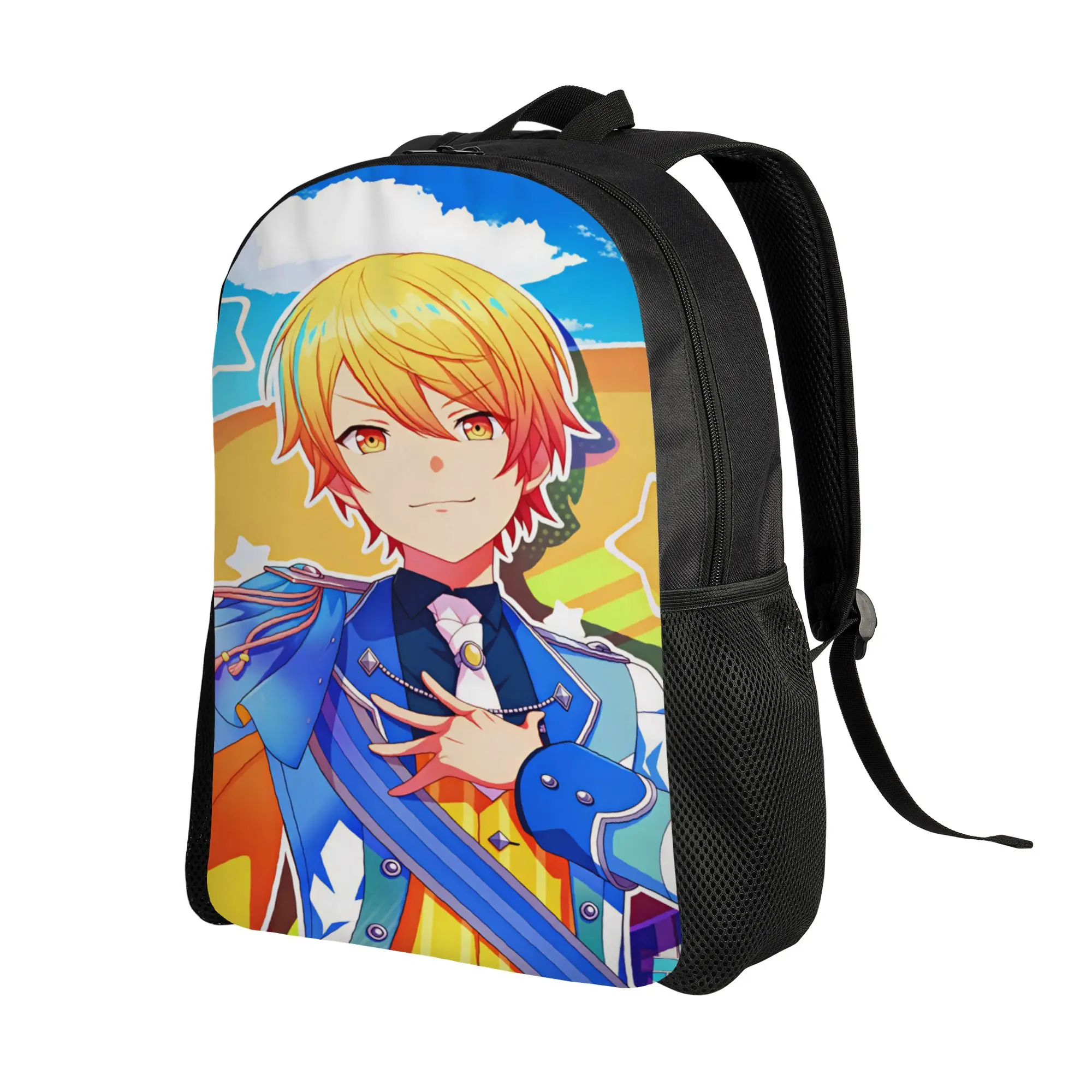 rui kamishiro tenma tsukasa  Backpack Student Unisex  Big Backpacks Polyester Novelty School Bags Hiking Custom Rucksack