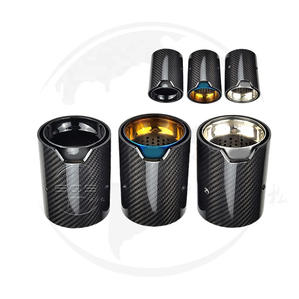 Hot selling：High-Quality Tail Throat for M2 F87 M3 F80 M4 F82 F83 M5 F10 M6 F12 F13 X5M X6M Carbon Fiber Exhaust Muffler