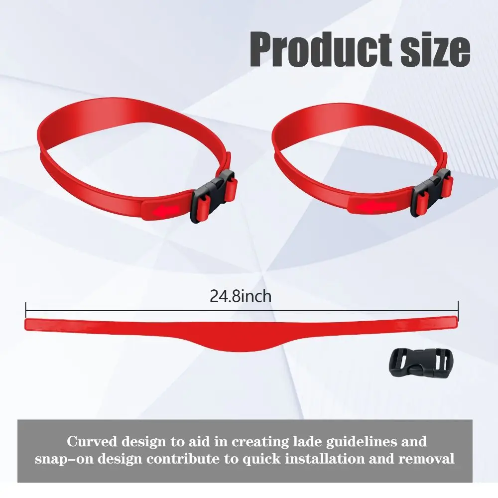 DIY Haircuts Curved Silicone Haircut Band Neckline Guide Shaping Styling Style Ruler for Men Adjustable Hair Styling Tool