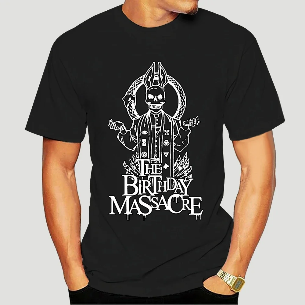 The Birthday Massacre Priest Custom Mens Fashion Black Tee Short Sleeve Cotton T-shirt 7264X