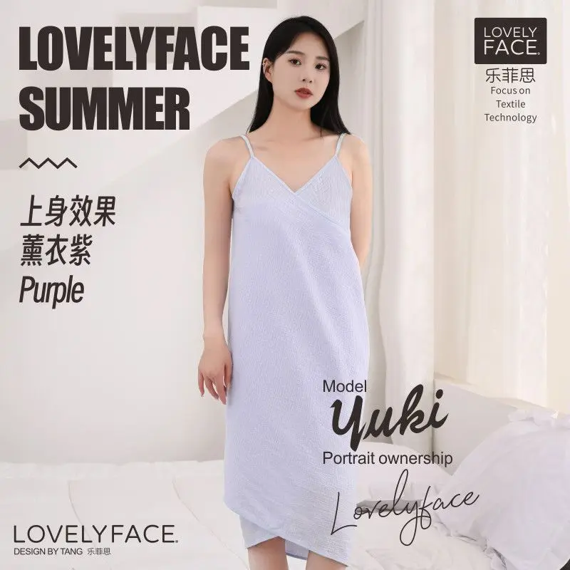여성용 순면 거즈 목욕 타월 드레스 랩 웨어러블 속건 초흡수 부드러운 샤워 타월 홈 목욕 가운 가벼움