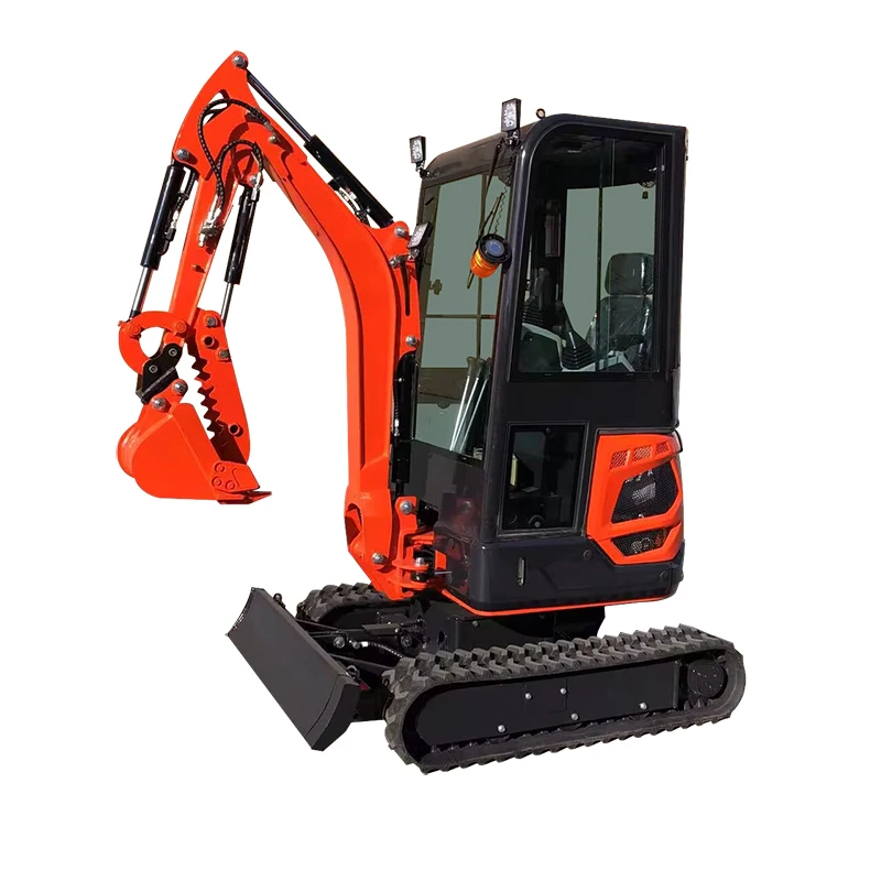 

Customizable high top 1.8 ton 2 ton mini hydraulic excavator small excavator drive arm swing