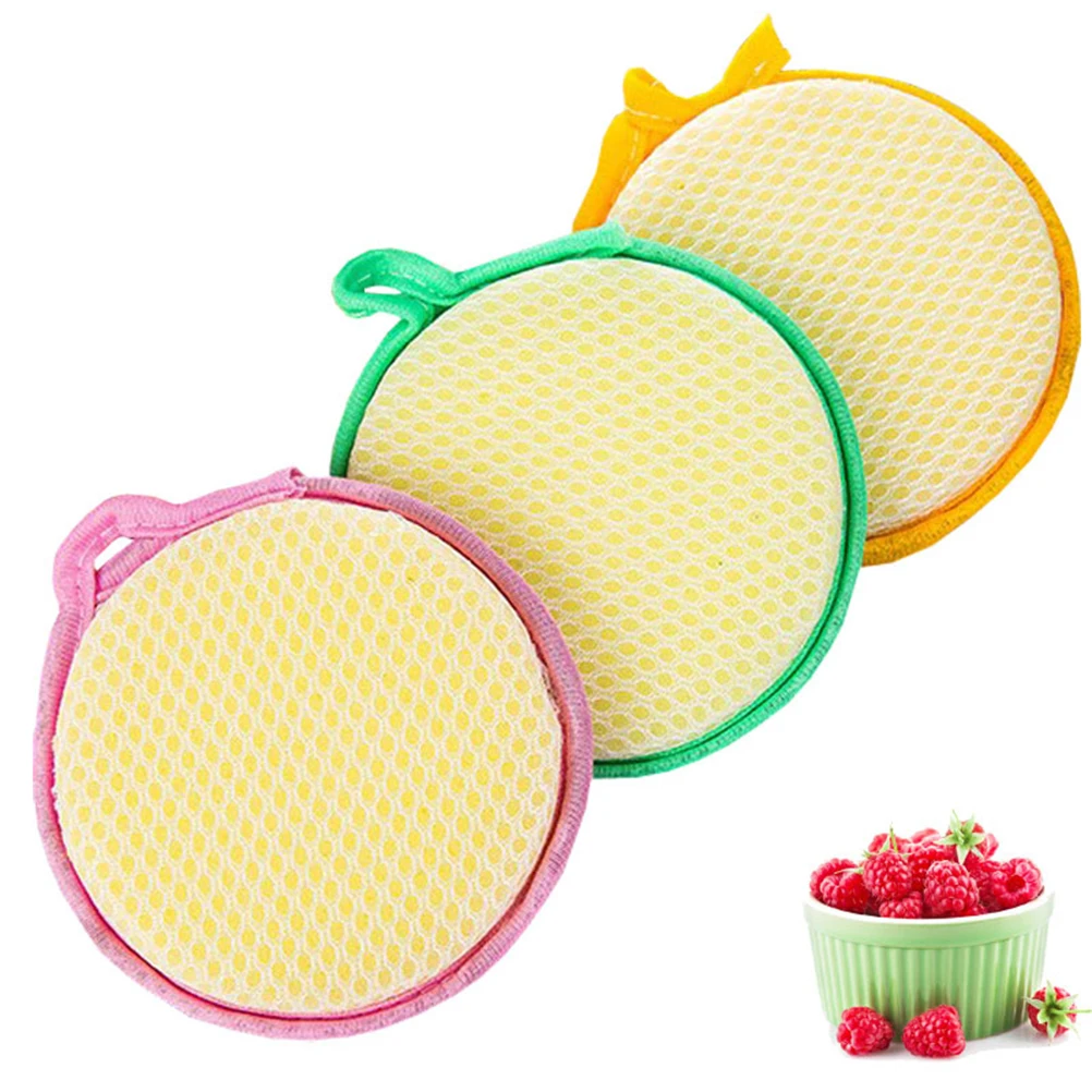 

5 Pcs Cleaning Sponge Dish Sponges Kitchen Brush Pot Dishwash Durable Water Absorption Ideal Bowl Countertop Sink Home