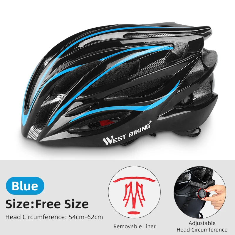 West Biking Eps Fietshelm Outdoor Sport Veiligheid Helm Ultralichte Cap Capacete Ciclismo Mannen Vrouwen Mtb Fietshelm