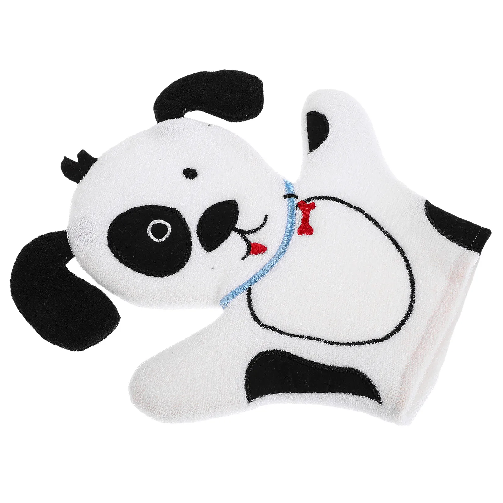 Cartoon Kids Bath Glove Adorable Soft Scrubber Toddler Bath Essential Gentle Exfoliator Body Wash Cleaning Glove