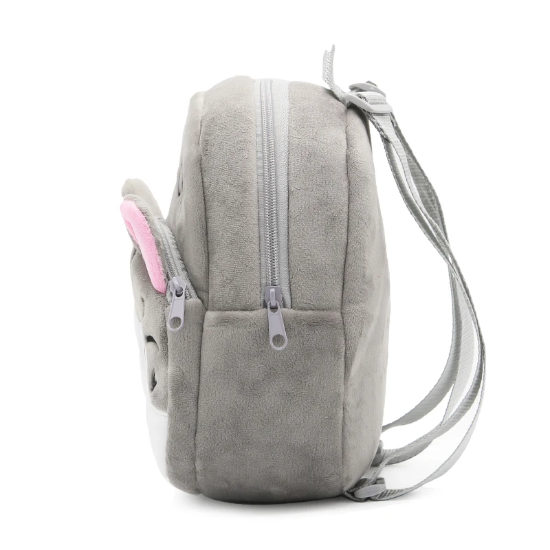 Lovely Cat Shape Backpack Cute Cartoon Animal Plush Cartoon Backpack School Bags For Toddle Kids Children MINI Bookbags mochila