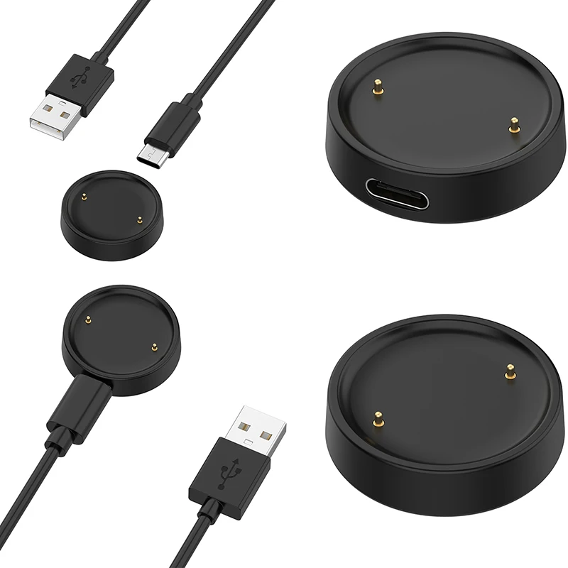 Carregador para amazfit active 2/bip 6, base de carregamento para relógio inteligente, cabo magnético, acessório de substituição para carregamento usb