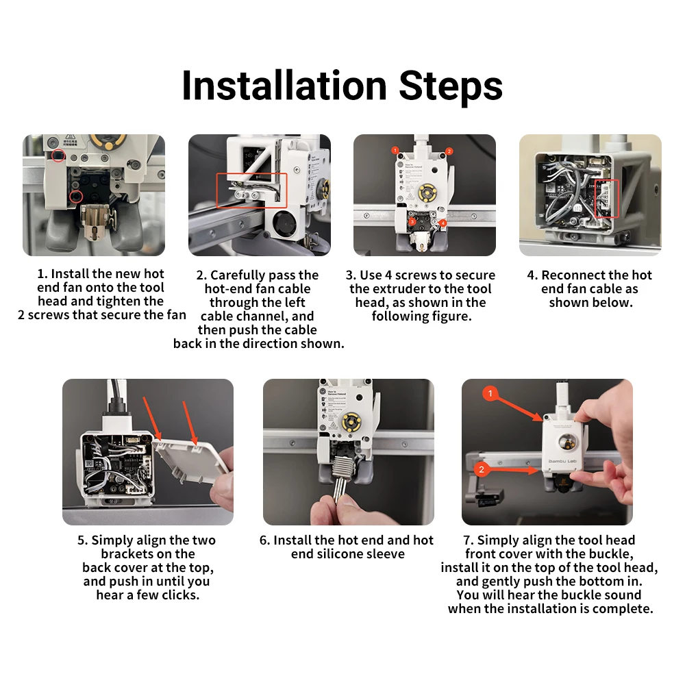 2510 مروحة محورية بدون فرش مزدوجة كروي تيار مستمر 24 فولت مروحة لـ CR-10SE/Ender3 V3 SE/V3 KE/ HI 5 فولت لمختبر بامبو P1P/X1C A1/A1 mini #6