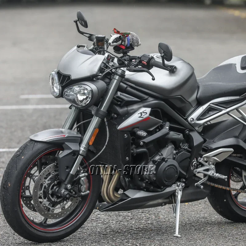 ملحقات الدراجات النارية الجديدة غطاء المحرك حافظة حماية لـ Daytona 675 / R لـ Street Triple 765 R / S / RS حامي المحرك