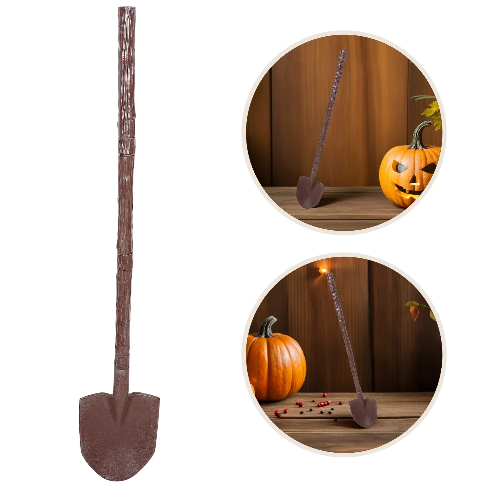 

Halloween Decoration Shovel Realistic Fake Graveyard Tool For Cosplay Props, Lightweight Detachable Plastic Party Accessory For