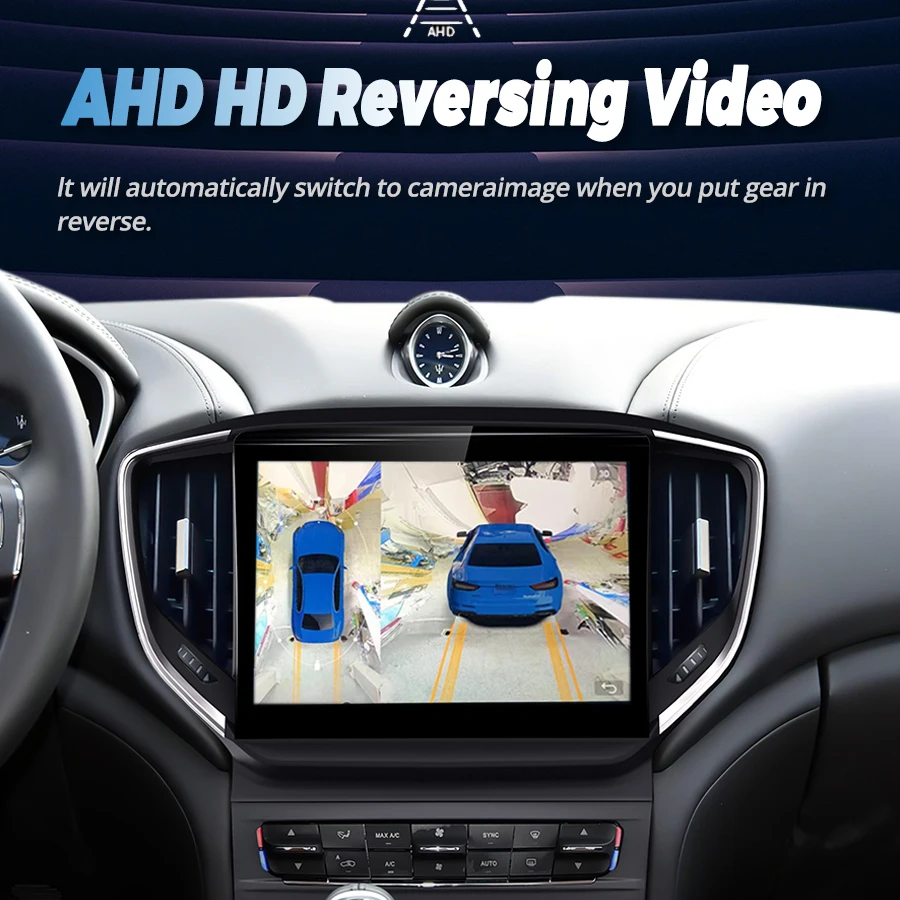 10.26" For Maserati Ghibli 2014-2020 Car Radio Qualcomm Android Screen Carplay Multimedia Video Player Head Unit Navigation GPS