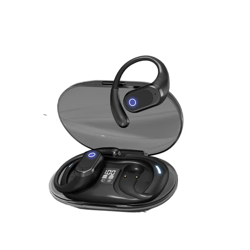 Open Ear Wireless Bluetooth Headphones Sports Running Earbuds Long Battery Life HiFi Stereo Sound Comfortable Fit for
