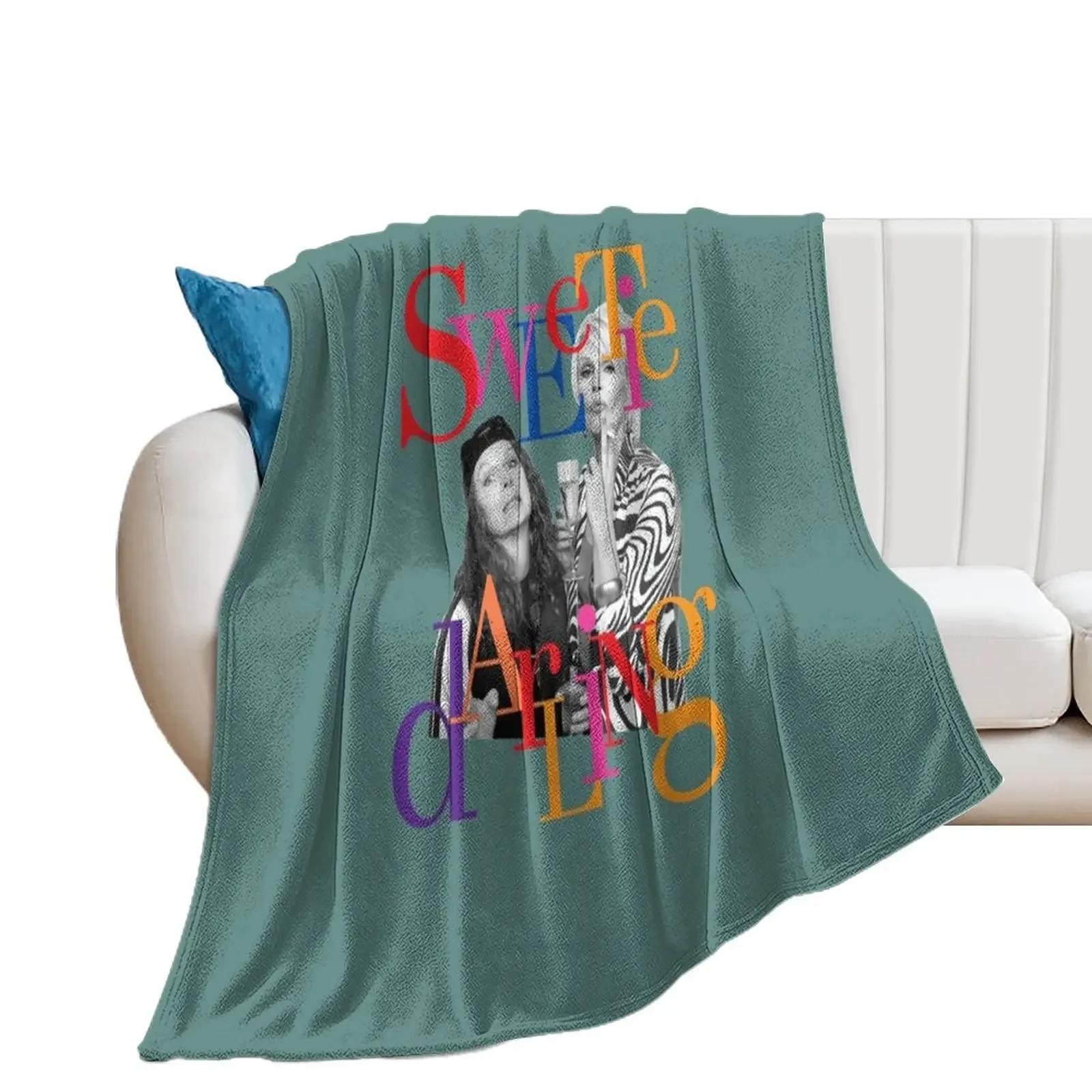 Eddie Patsy are the Best Sweetie Darling Throw Blanket Beach manga Sofas Large Blankets