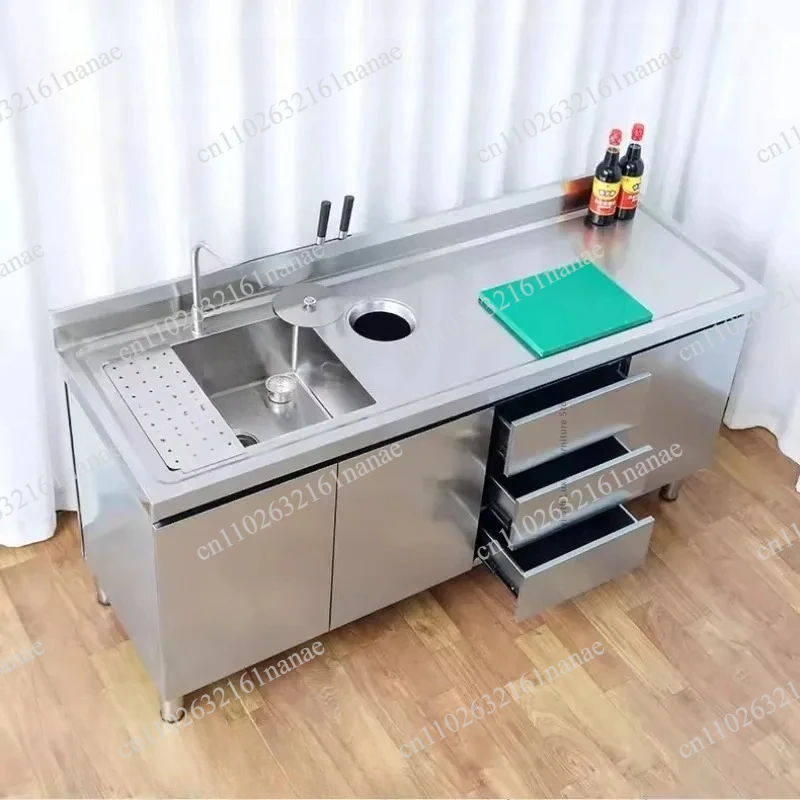 

Minimalist Stainless Steel Kitchen Storage Cabinet Modern Home Cabinetry