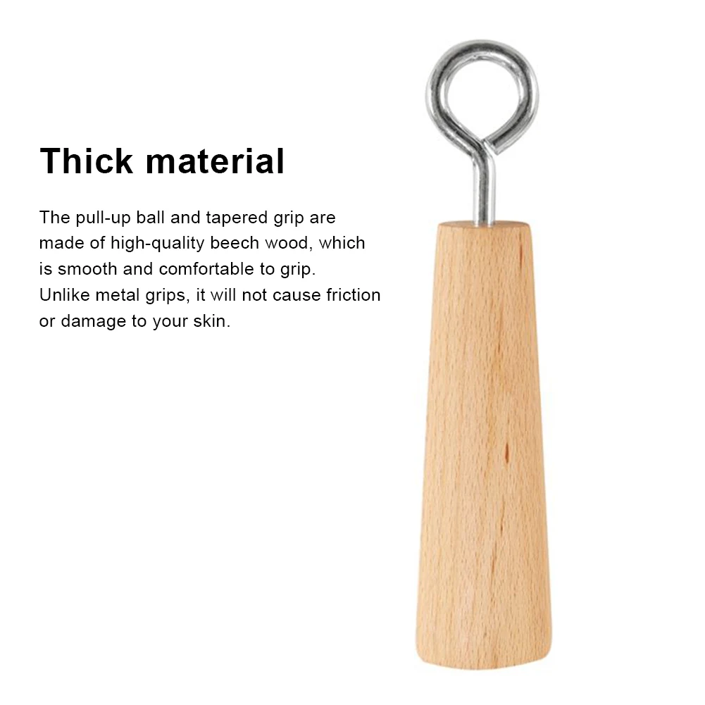 

Pull Up Grips Strength Trainer Wooden Fitness Climbing Grips Trainer Rock Climbing Bouldering Training Tool