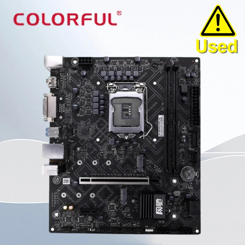 Colorful B560M-E PRO V20 Motherboard LGA1200 Support i9-10900K i7-10700 i5-10600KF i5-10400F i5 10400F CPU DDR4 4800MHz M.2