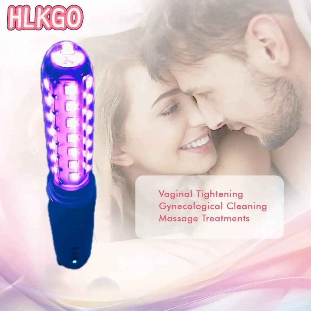 Red & Blue LED Infrared Laser Therapy Probe for Women's Health - Vaginal Itching Relief Device