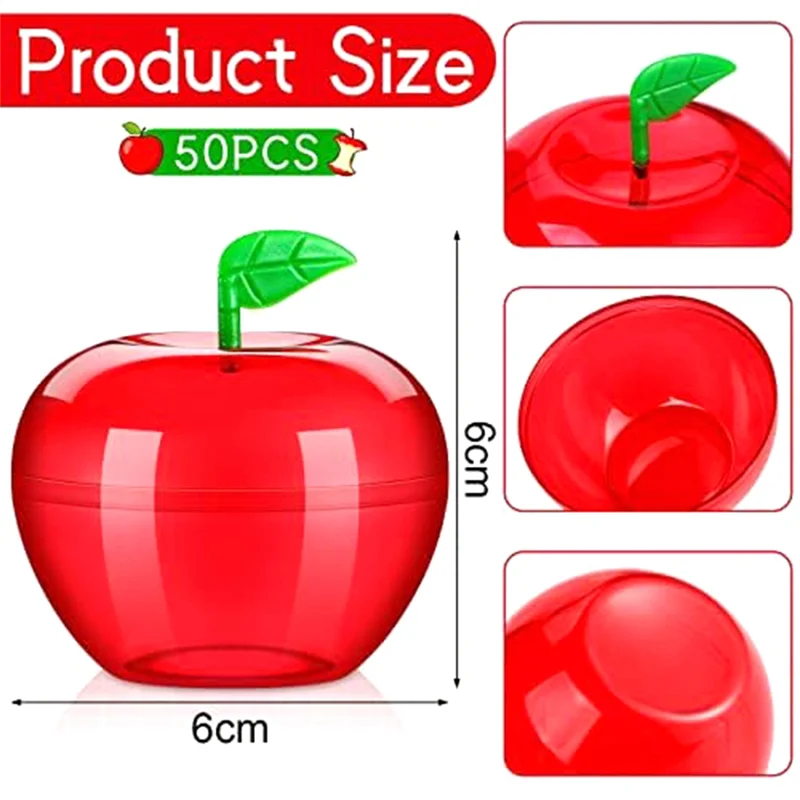 A59E-50Piece Fruit Ornaments Decorative Ball Shopping Mall Festival Decoration Box Gift Candy Box