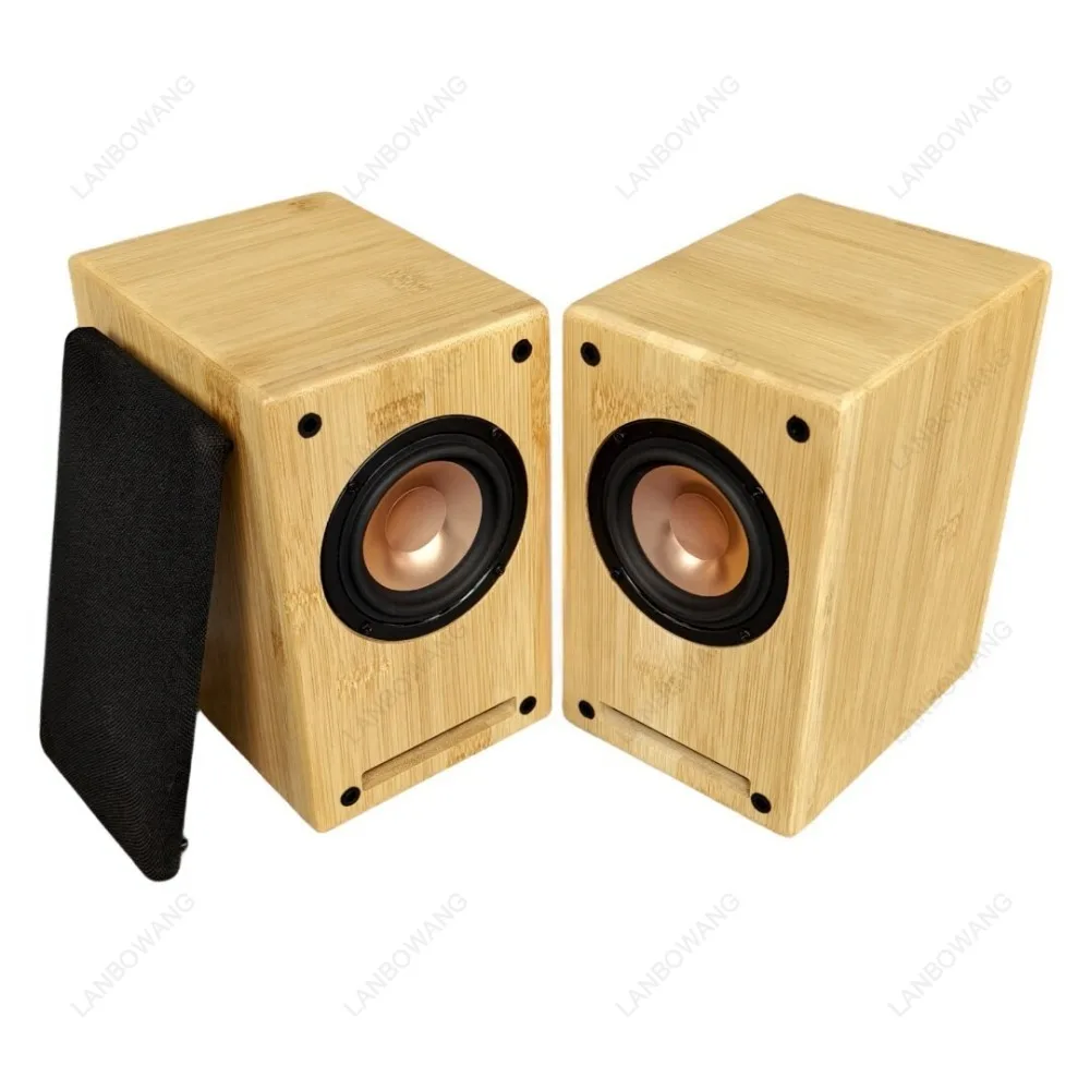 solid-wood-labyrinth-passive-speaker-3‑inch-full‑range-hifi-audio-box-for-home-desktop-entertainment