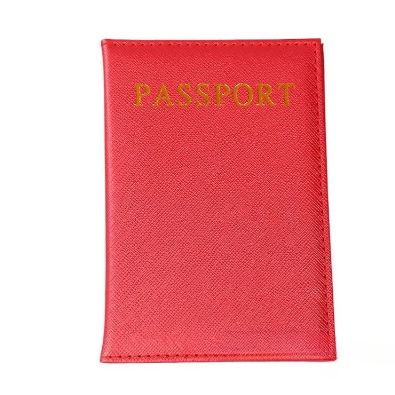 1 قطعة بلون بو حامل جواز السفر العالمي غطاء جواز السفر حامي محفظة سفر جواز السفر كم