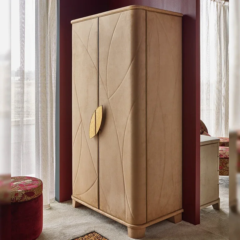 Wooden Simple Wardrobes Nordic Organizer Apartment Storage Modern Tall Closet Display Luxury Armario De Ropa Furniture Bedroom