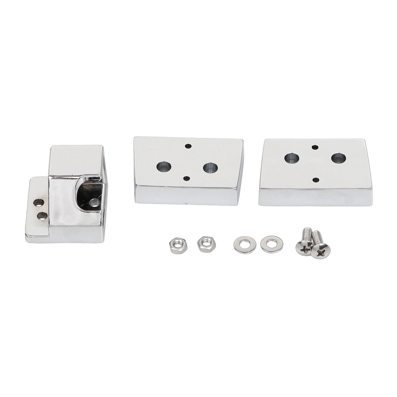 Motorcycle Chrome Trunk Latch Spacers Lid Catch For Harley Touring Electra Glide FLHTC FLHTCU FLHTK FLHT Road King FLHR 80-13