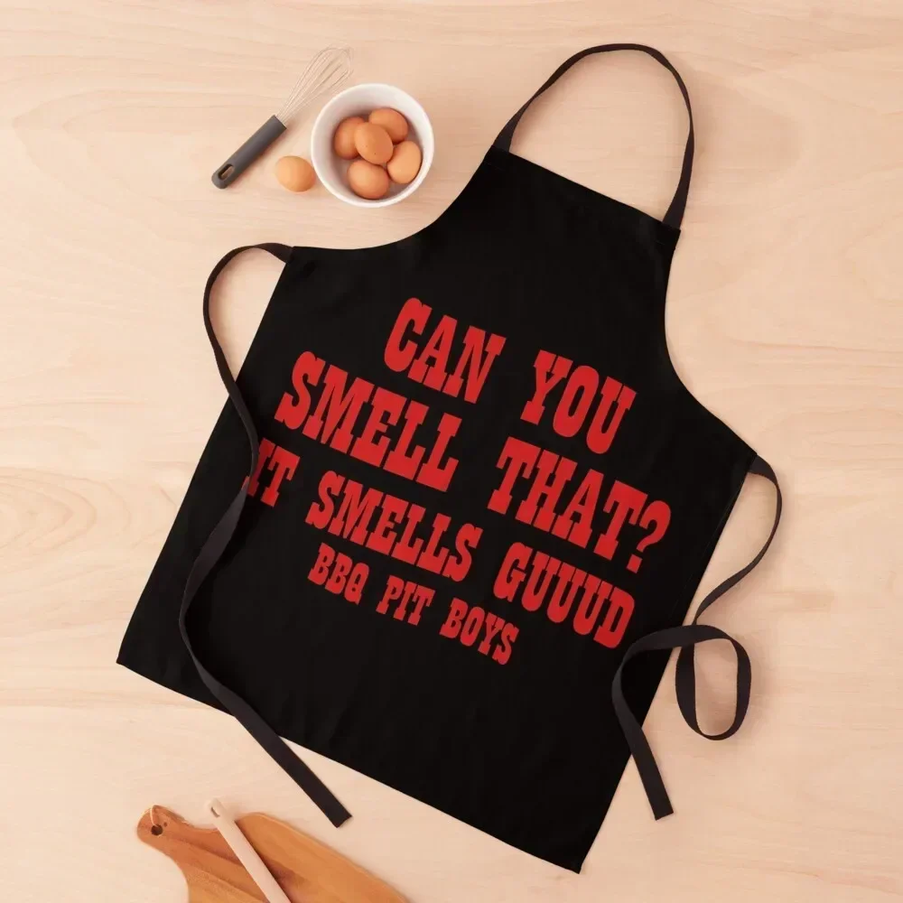 

Can You Smell That It Smells Guuud Bbq Pit Boys Apron christmas kitchen carpenter chefs Apron