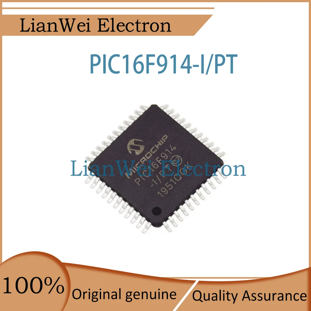 PIC16F914 PIC16F914-I/PT IC MCU Chip TQFP-44