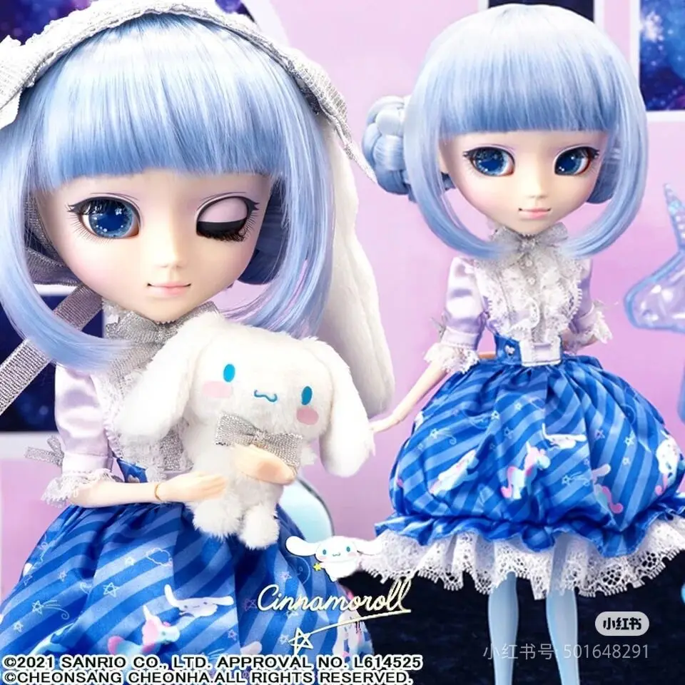 Pullip Sanrio Postacie Anime Model Kuromi Sweet Dream Ver Hellokitty My Melody Cinnamoroll Lala&Kiki 1/6 Ruchome Stawy BJD Zabawka