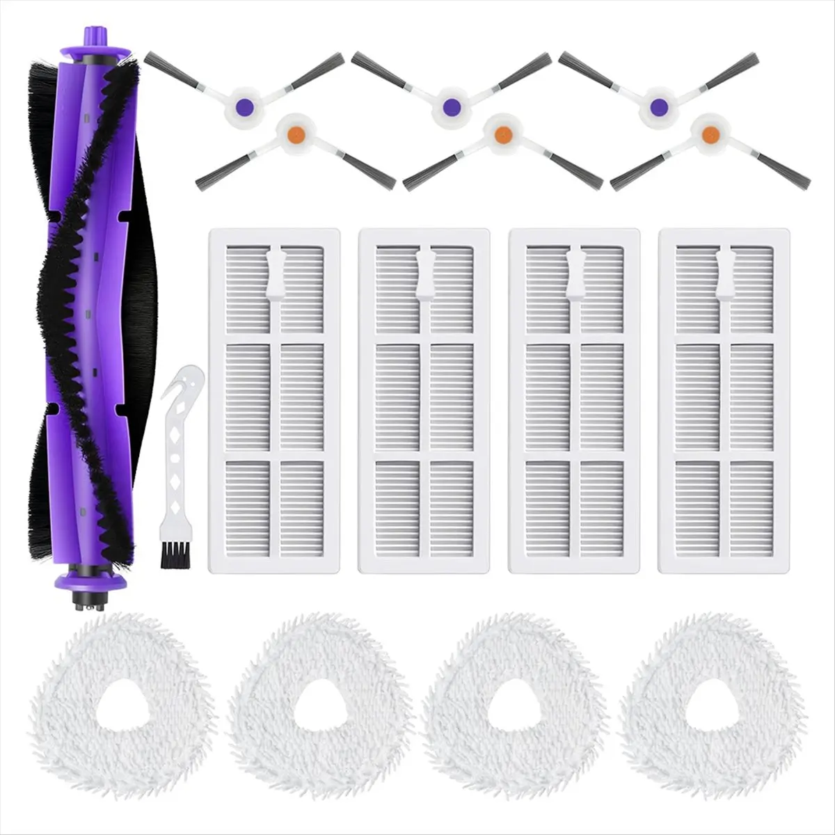2026 Trend Replacement Parts for Freo Robot Vacuum Cleaner Main Roller Brush Hepa Filters Mop Pads Side Brush Accessories