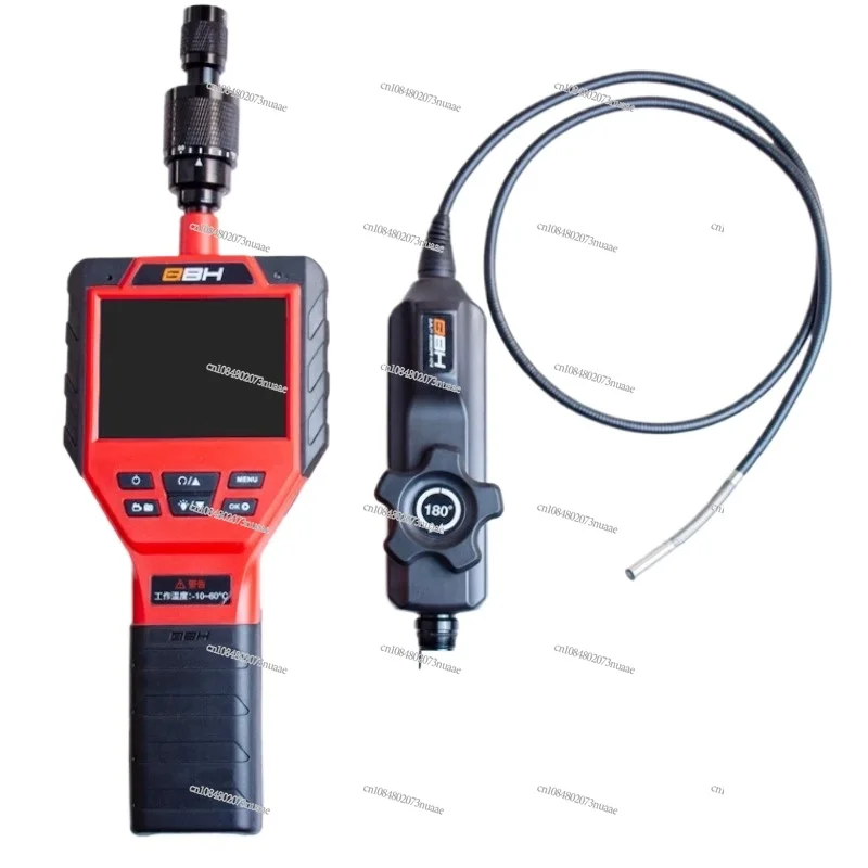 

Rotating Industrial Endoscope, Automobile Pipeline Inspection, Waterproof with Light, HD Night Vision Camera, 2-Direction, 6mm